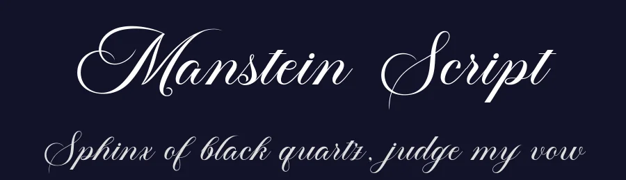 Manstein Script by mr.nazar — Script Handwritten Font — thumbnail 2