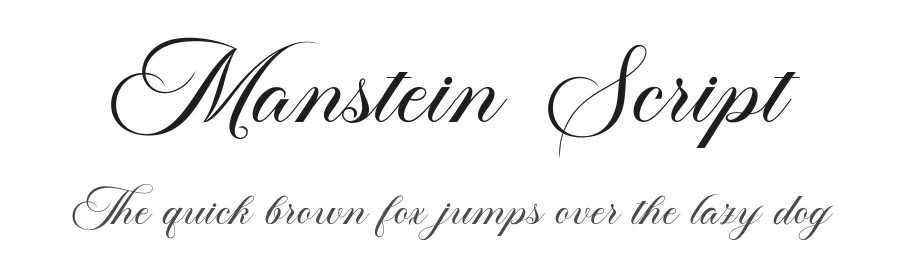 Manstein Script by mr.nazar — Script Handwritten Font