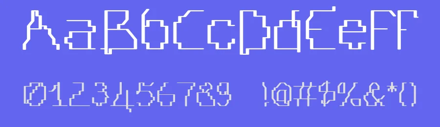 Manusquared by Quentin Juhel — Display Font — thumbnail 3