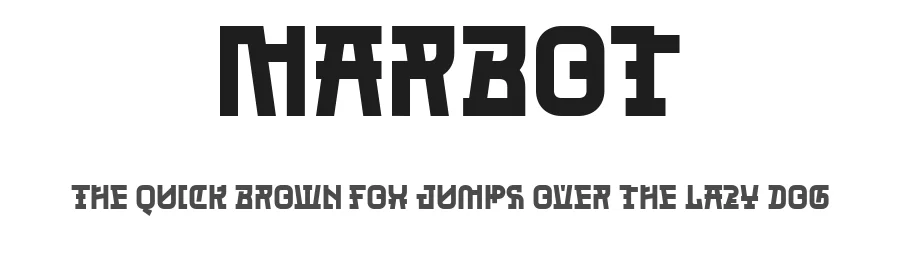 Marbot by Jarnawi Saja — Display Font