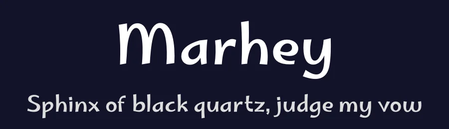 Marhey by Nur Syamsi & Bustanul Arifin — Script Handwritten Font — thumbnail 2