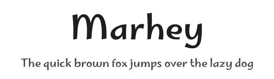 Marhey by Nur Syamsi & Bustanul Arifin — Script Handwritten Font