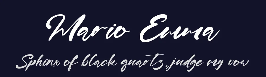 Mario Emma by Kong Font — Script Handwritten Font — thumbnail 2