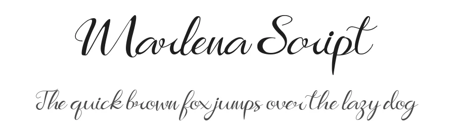 Marlena Script by Akhmad Mukhlas — Script Handwritten Font