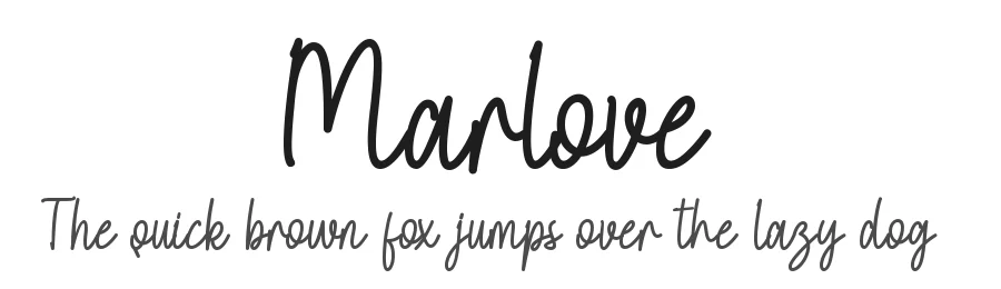Marlove by Selvia Design 2022 (Selvia Cahya Kusuma Devi) — Script Handwritten Font