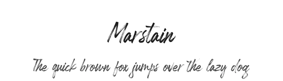 Marstain by Stripes Studio — Script Handwritten Font