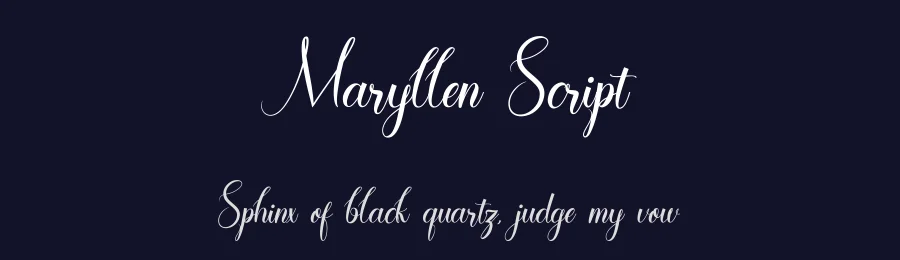 Maryllen Script — Script Handwritten Font — thumbnail 2