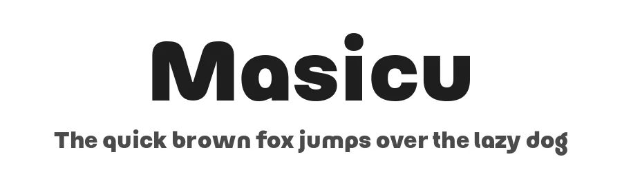 Masicu by By Abdul Artega — Sans Serif Font