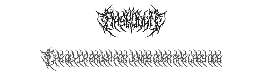 Maskdown — Display Font