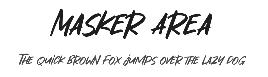 Masker Area by Khurasan — Script Handwritten Font