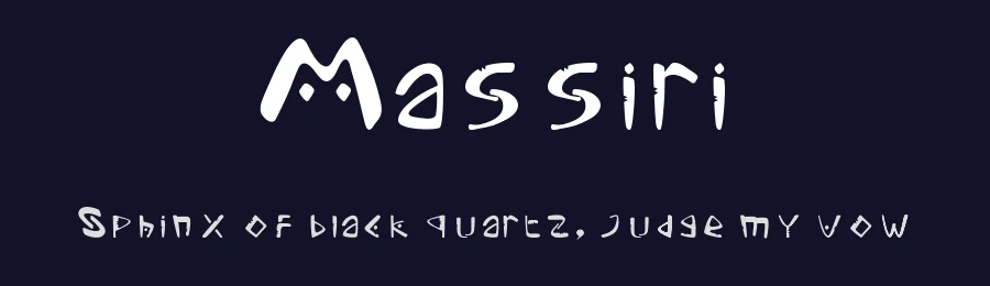 Massiri — Script Handwritten Font — thumbnail 2
