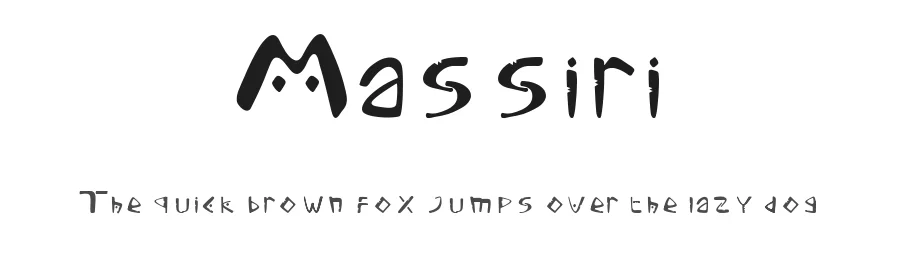 Massiri — Script Handwritten Font
