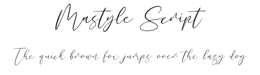 Mastyle Script by Anggi Hermawan — Script Handwritten Font