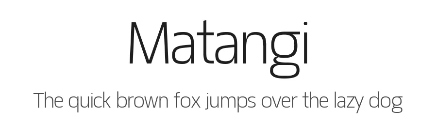 Matangi by Prashant Pant β Sans Serif Font