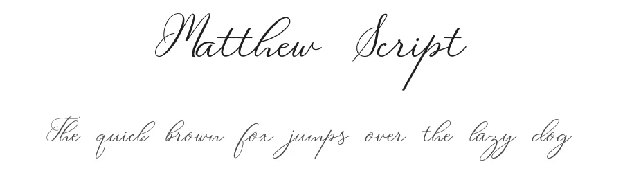 Matthew Script by cropstudio — Script Handwritten Font