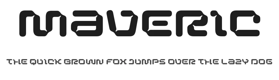 Maveric by Muhammad Muammar — Display Font