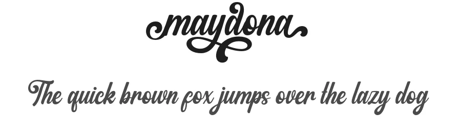Maydona by Lettersweet — Script Handwritten Font