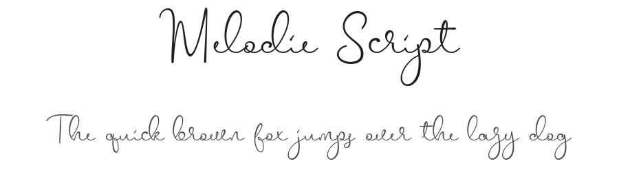 Melodie Script by marwah — Script Handwritten Font