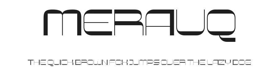 Merauq by Sigit Dwipa Raharjo — Display Font