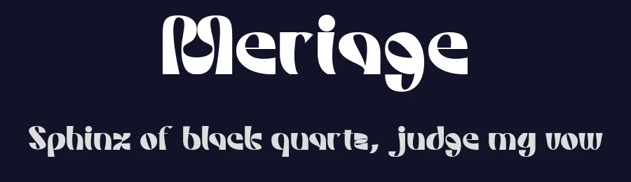 Meriage by Muksal Creative — Display Font — thumbnail 2