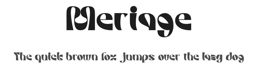Meriage by Muksal Creative — Display Font