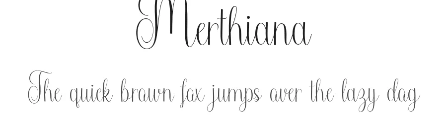 Merthiana by Khaidir — Script Handwritten Font