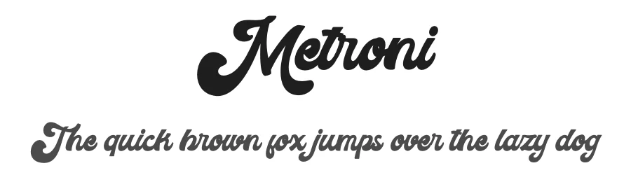 Metroni by Glyphstyle — Script Handwritten Font