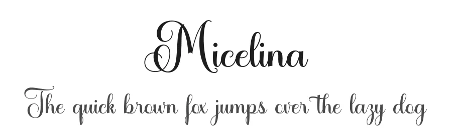 Micelina by Khaidir — Script Handwritten Font