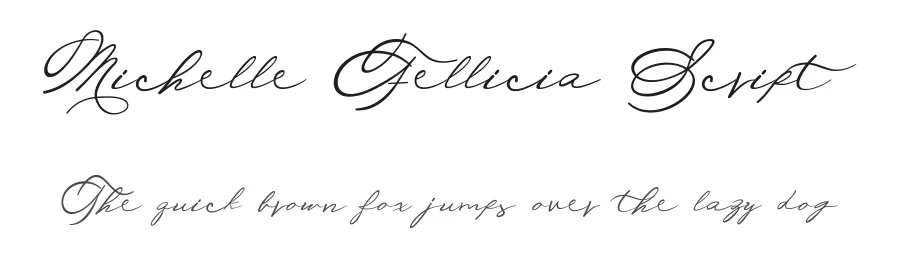 Michelle Fellicia Script by Arttotell 2019 — Script Handwritten Font