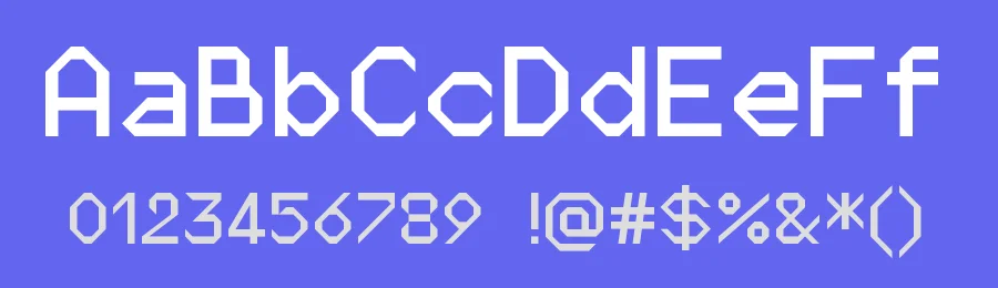 Micro Six by GGBotNet — Display Font — thumbnail 3