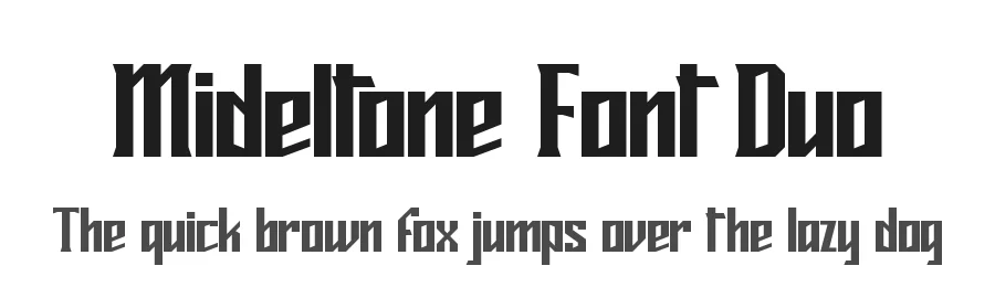 Mideltone Font Duo by Holis Majid — Script Handwritten Font