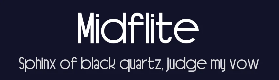 Midflite by frongile — Sans Serif Font — thumbnail 2