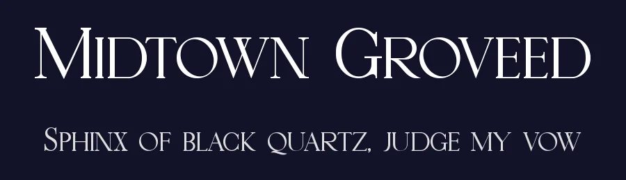 Midtown Groveed by Ronny Studio — Serif Font — thumbnail 2