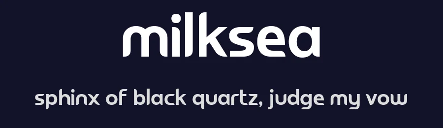 Milksea by Drizy Studio — Sans Serif Font — thumbnail 2