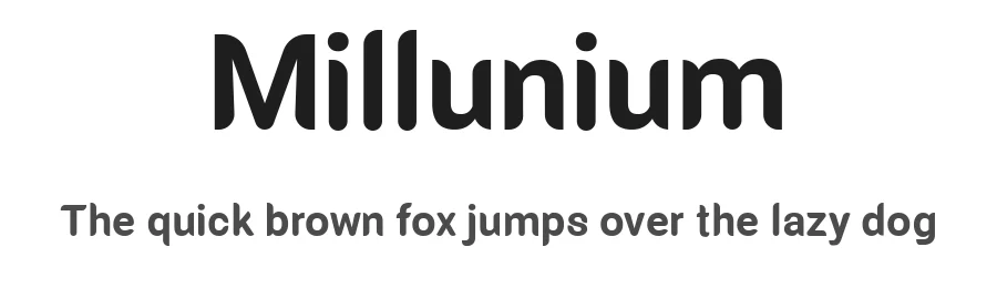 Millunium by kolcsarzsolt — Sans Serif Font