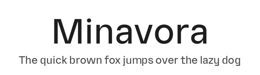 Minavora by By Abdul Artega — Sans Serif Font