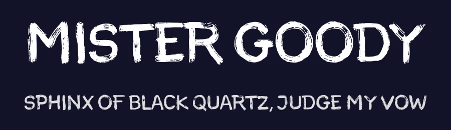 Mister Goody by Eko Bimantara — Script Handwritten Font — thumbnail 2