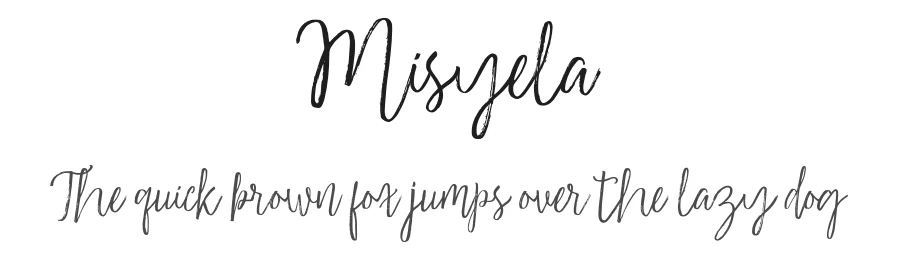 Misyela by stripes studio — Script Handwritten Font
