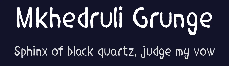 Mkhedruli Grunge by GGBotNet — Script Handwritten Font — thumbnail 2