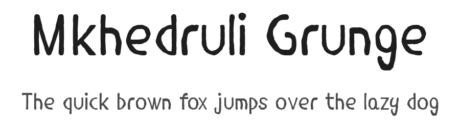Mkhedruli Grunge by GGBotNet — Script Handwritten Font