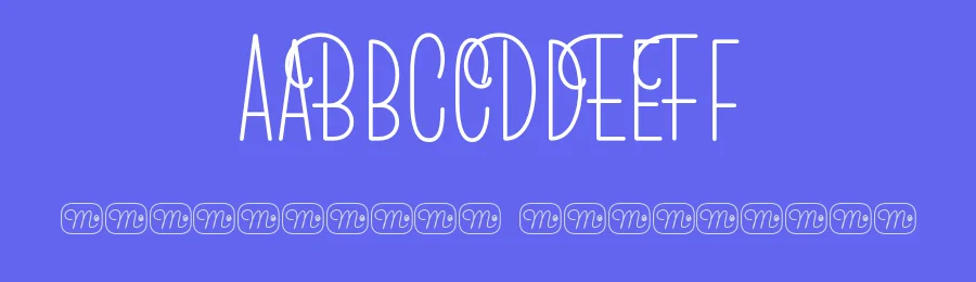 MLF Flair Deco SingleLine by Monoline Fonts Team — Display Font — thumbnail 3