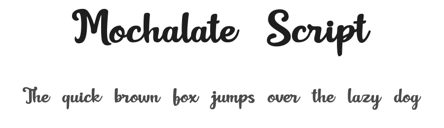 Mochalate Script by andhi yulianto — Script Handwritten Font