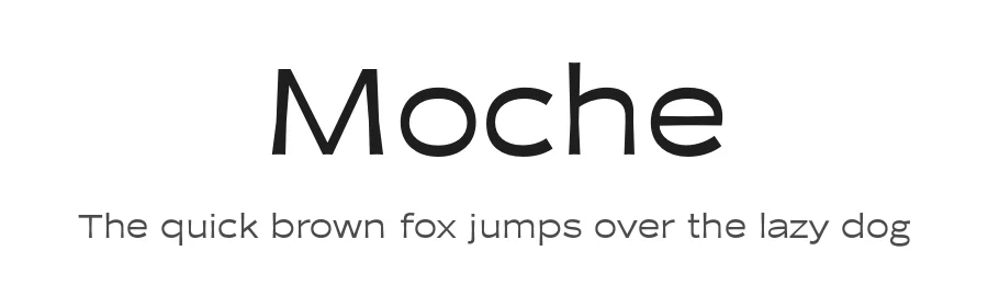 Moche by Vivien Gorse — Sans Serif Font