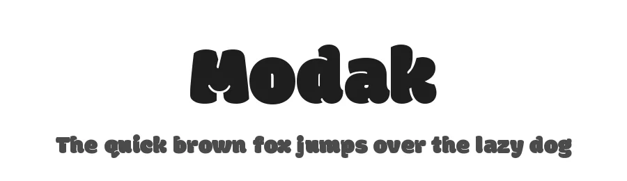 Modak by Sarang Kulkarni, Maithili Shingre, Noopur Datye — Sans Serif Font