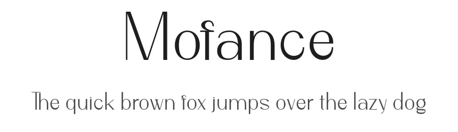 Mofance by Aswangga — Sans Serif Font