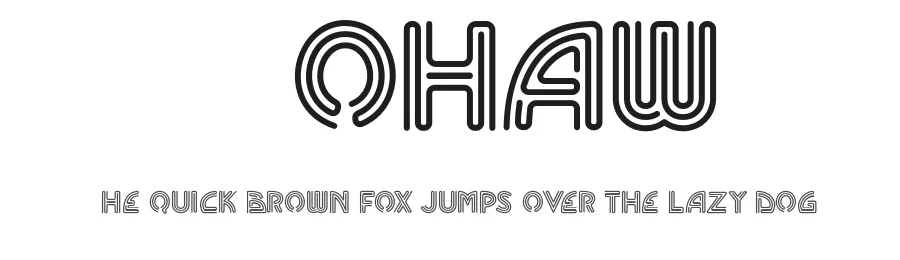 Mohaw by denny-0980 — Display Font