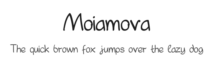 Moiamova by Yevhen Kolotov — Script Handwritten Font