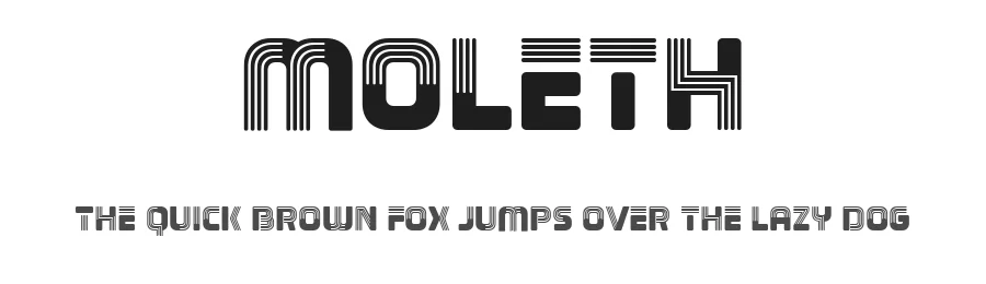 Moleth by Drizy Studio — Display Font