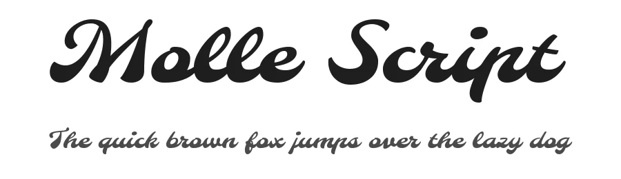 Molle Script β Script Handwritten Font