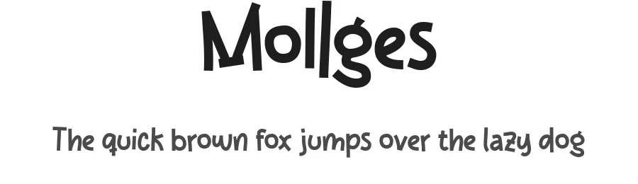 Mollges by Jarnawi Saja — Display Font